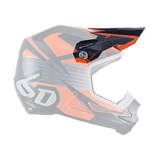 6D Youth Helmet Visor ATR-1Y Avenger - Neon Orange