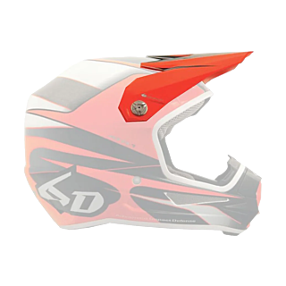6D Youth Helmet Visor ATR-1Y Hornet Graphic - Orange