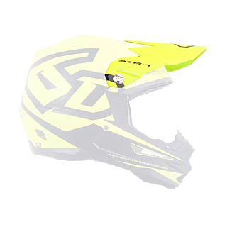 6D Youth Helmet Visor ATR-1Y Macro - Neon Yellow