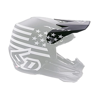 6D Youth Helmet Visor ATR-1Y Tactical - Black / White