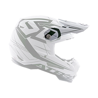 6D Youth Helmet Visor ATR-2Y Aero - White
