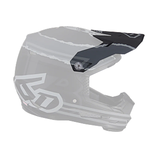 6D Youth Helmet Visor ATR-2Y Danger Boy - Matte Black