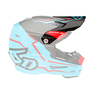 6D Youth Helmet Visor ATR-2Y Element - Cyan