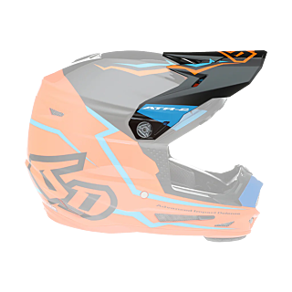 6D Youth Helmet Visor ATR-2Y Element - Neon Orange