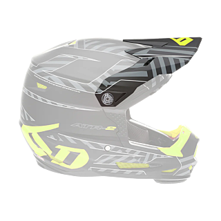 6D Youth Helmet Visor ATR-2Y Havoc - Neon Yellow / Black