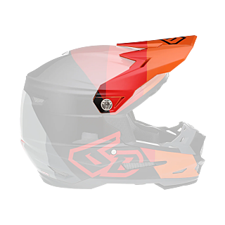 6D Youth Helmet Visor ATR-2Y Range - Red