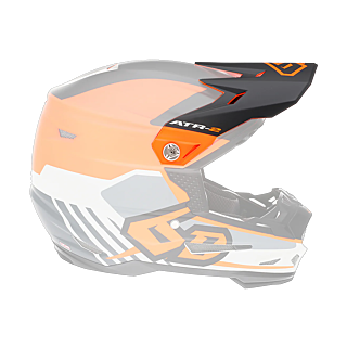 6D Youth Helmet Visor ATR-2Y Target - Neon Orange