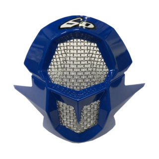 6D Mouthpiece ATR-1 Carbon - Electric Blue / White