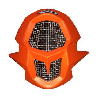 6D Mouthpiece ATR-1 Edge - Neon Orange / White