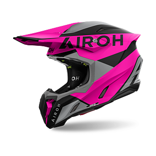 Airoh Motocross Helmet Twist 3 King - Matte Pink