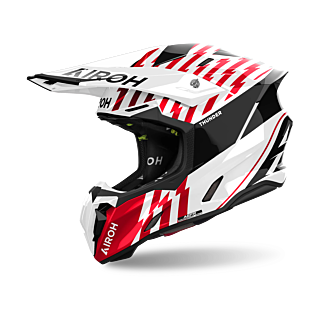 Airoh Motocross Helmet Twist 3 Thunder - Gloss Red