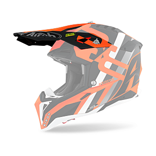 Airoh Helmet Visor Aviator 3 Rainbow - Matte Fluo Orange