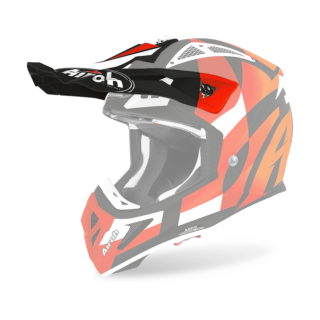 Airoh Helmet Visor Aviator Ace Trick - Matte Fluo Orange