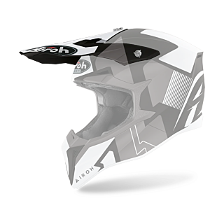 Airoh Helmet Visor Wraap Raze - Matte Black / White