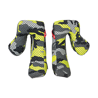 Airoh Cheek Pad Set Aviator 3 - Camo Grey / Yellow
