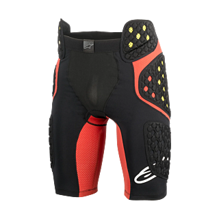 Alpinestars Protection Pants Short Sequence Pro - Black / Red