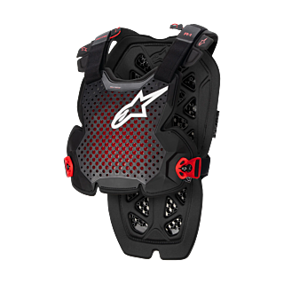 Alpinestars Chest Protector A-1 Pro - Anthracite / Black / Red