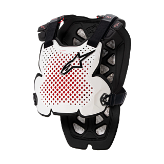 Alpinestars Chest Protector A-1 Pro - White / Black / Red