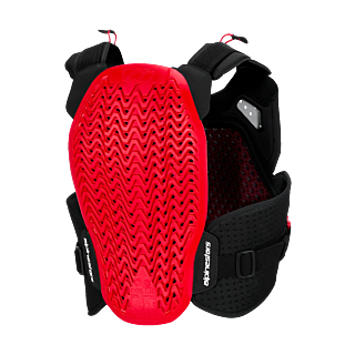 Alpinestars Chest Protector A-4 Plasma - Black / Red / White