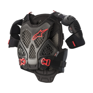 Alpinestars Chest Protector A-6 - Black / Anthracite / Red