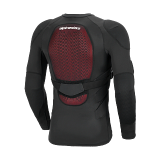 Alpinestars Chest Protector Vest Soft Bionic Plasma LT Lang - Black / White