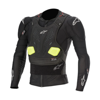 Alpinestars Chest Protector Vest Soft Bionic Pro V2 - Black / Yellow / Fluo Yellow
