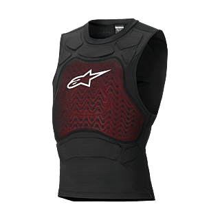 Alpinestars Chest Protector Soft Bionic Plasma LT - Black / White