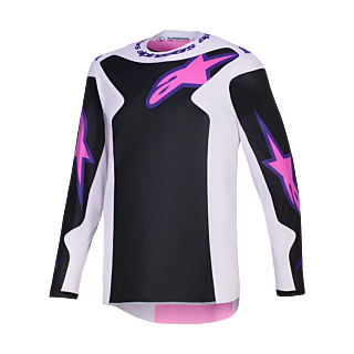Alpinestars Motocross Jersey 2026 Fluid Grid - Black / Light Grey / Purple
