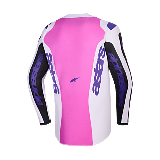 Alpinestars Motocross Jersey 2026 Fluid Grid - Black / Light Grey / Purple