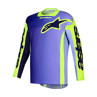 Alpinestars Motocross Jersey 2026 Racer Portl - Purple / Fluo Yellow