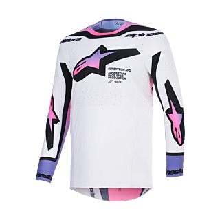 Alpinestars Motocross Gear 2026 Supertech Pro Vista - White / Purple / Black