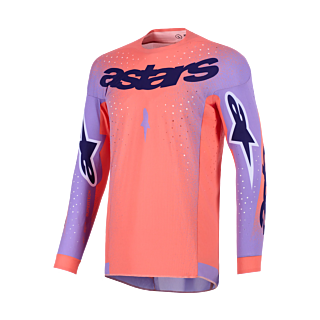 Alpinestars Motocross Gear 2026 Supertech Scenz - Hot Coral / Purple