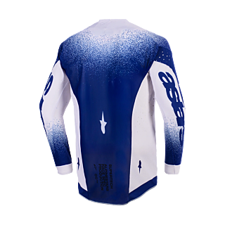 Alpinestars Motocross Jersey 2026 Supertech Scenz - Light Grey / Dark Blue