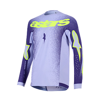Alpinestars Motocross Gear 2026 Supertech Scenz - Purple / Fluo Yellow