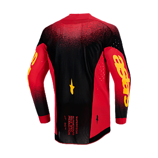 Alpinestars Motocross Jersey 2026 Supertech Scenz - Red / Black / Yellow