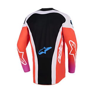 Alpinestars Motocross Jersey 2026 Techstar Knif - Light Grey / Fluo Orange / Black