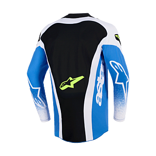 Alpinestars Motocross Jersey 2026 Techstar Knif - Ucla / Blue / Black / Fluo Yellow