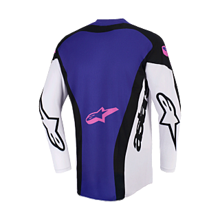 Alpinestars Motocross Jersey 2026 Techstar Knif - Black / Light Grey / Purple