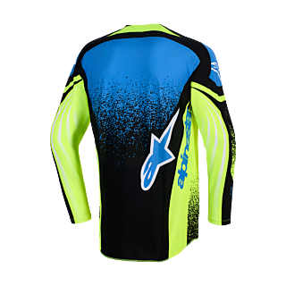 Alpinestars Motocross Jersey 2026 Techstar Nomur - Dark Navy / Fluo Yellow / Ucla / Blue
