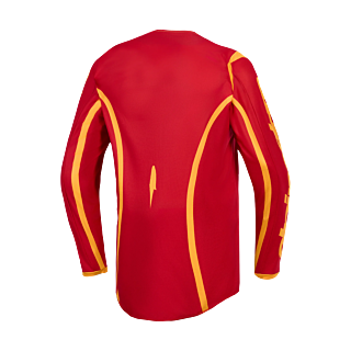 Alpinestars Motocross Jersey 2027 Fluid Apex V2 - Fire Red / Gold