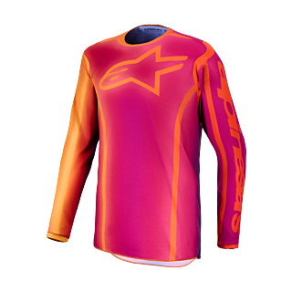 Alpinestars Motocross Gear 2027 Fluid Kepler - Dark Purple / Orange