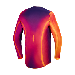 Alpinestars Motocross Jersey 2027 Fluid Kepler - Dark Purple / Orange