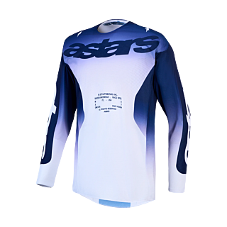 Alpinestars Motocross Jersey 2027 Racer Air Amber - Blue / Navy / White