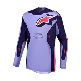 Alpinestars Motocross Jersey 2027 Racer Air Hunt - Light Violet / Deep Purple / Fluo Pink