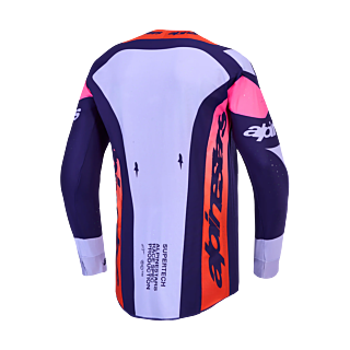 Alpinestars Motocross Jersey 2027 Supertech Dyna - Light Violet / Deep Purple / Fluo Pink