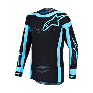 Alpinestars Motocross Jersey 2027 Supertech Vesta - Black / Turquoise
