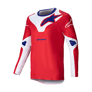 Alpinestars Motocross Jersey Racer Veil - Red / White