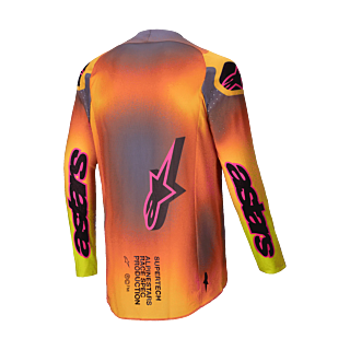 Alpinestars Motocross Jersey Supertech Lipan - Yellow / Pink