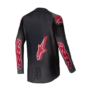 Alpinestars Motocross Jersey Supertech Lipan - Smoke / Red