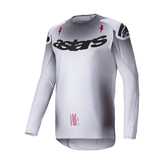 Alpinestars Motocross Jersey Supertech Maker - Silver / Black